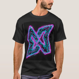 Neon Circuit X Tech T-Shirt Futuristiska T-T