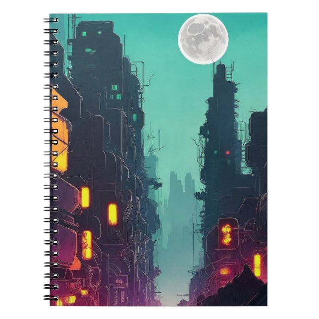 Neon City Anteckningsbok (Framsidan)