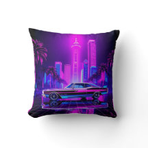 Neon City Tour med Car Pillow