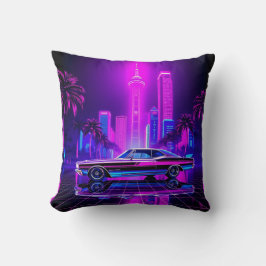 Neon City Tour med Car Pillow Kudde
