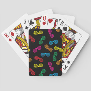 Neon Classic Sunglasses Mönster Casinokort