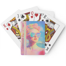 Neon Coastal Beauty med solglasögon