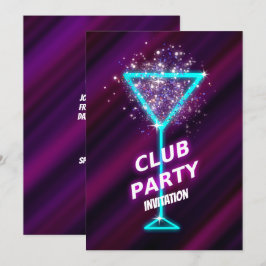 Neon-Cocktail-Klubb-gruppinbjudan