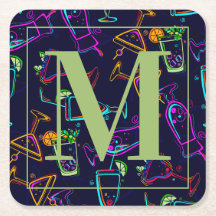 Neon Cocktails på Black Monogram