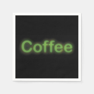 Neon Coffee Pappersservett