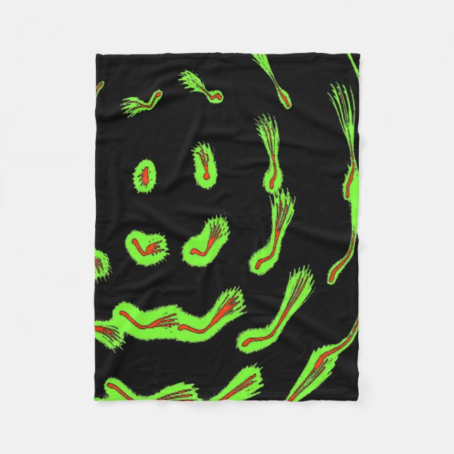 Neon Cometflare Fleece Blanket (Framsidan)