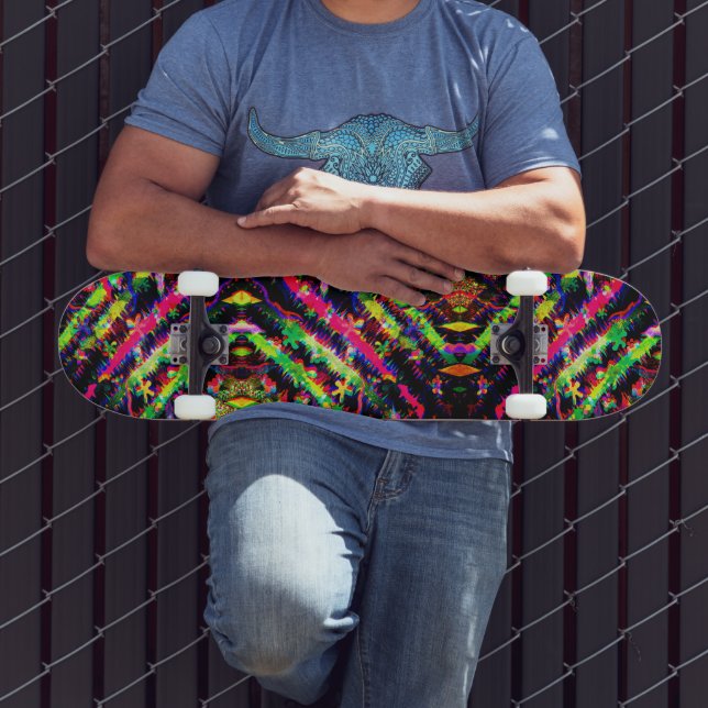 Neon Confetti Party Skateboard (Utomhus 3)
