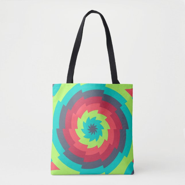Neon Cosmic Whirl Tygkasse (Framsida)