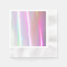 Neon Cotton Candy Pappersservett