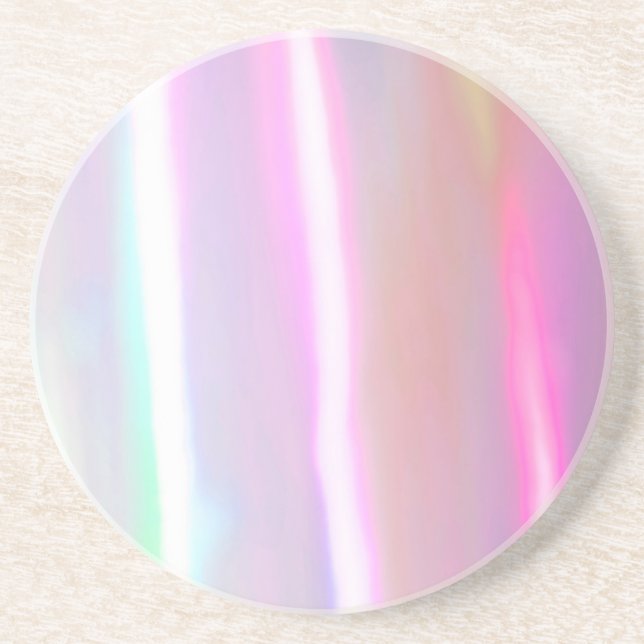 Neon Cotton Candy Sandstone Underlägg (Framsidan)