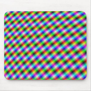 Neon Crosshatch Mousepad Musmatta