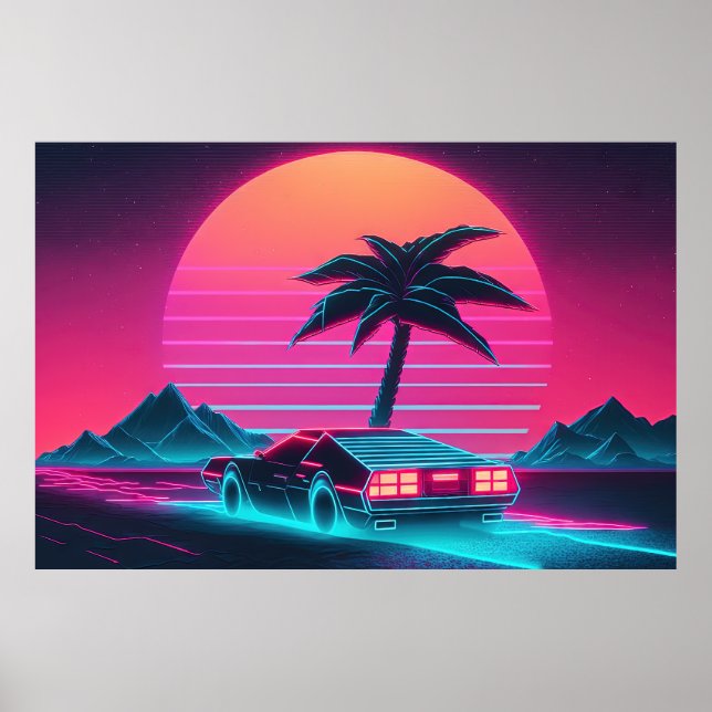 Neon Cruiser: Framtida körning Poster (Framsidan)