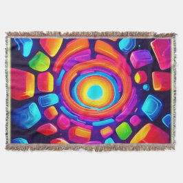 Neon Cube Vortex Art Filt