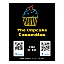 Neon Cupkaka Scan (skanning av neon Cupkaka) Betal