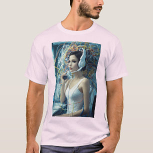 Neon Cyber Dream: Futuristiska Office Aesthetics T Shirt