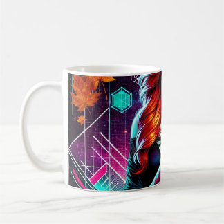 Neon Cyber Socker Skalle Godis Flicka Mugg
