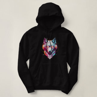 Neon Cyber Varghuvudhörlurar Y2K T Shirt