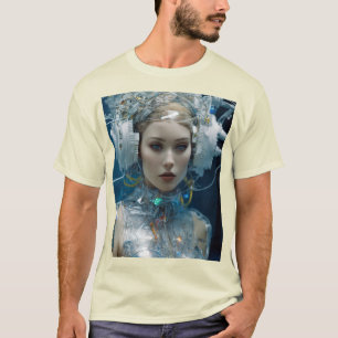 Neon Cybernetic - Futuristiska T-Shirt-design T Shirt