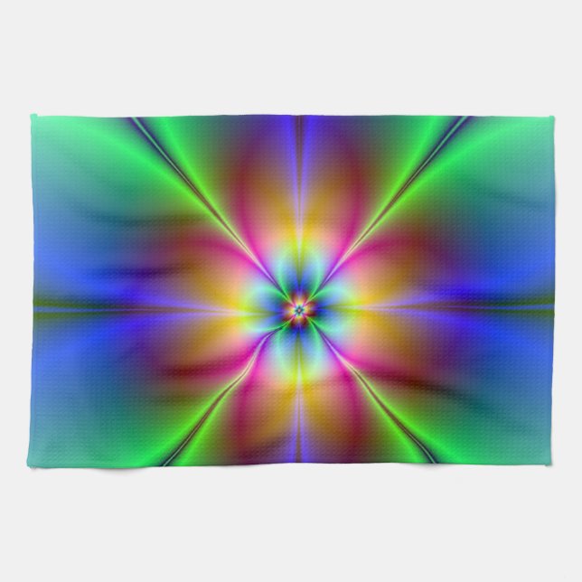 Neon Daisy Kökshandduk (Horisontell)