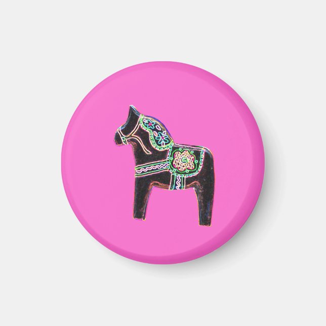 Neon Dala magnet (Framsidan)