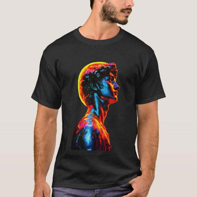 Neon David Staty T Shirt (Framsida)