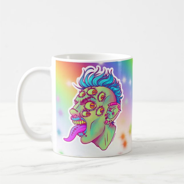 Neon Demon Art-utskrift Kaffemugg (Vänster)