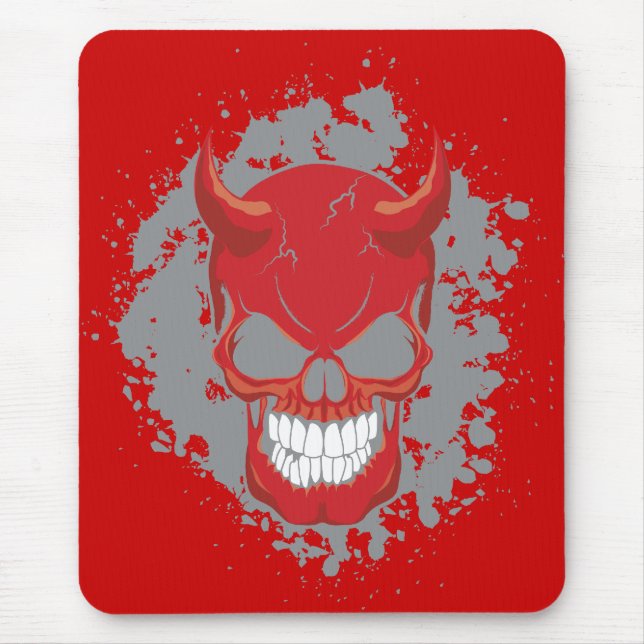 Neon Demon Skull Musmatta (Framsidan)