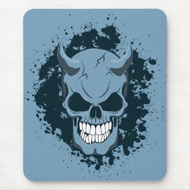 Neon Demon Skull Musmatta (Framsidan)