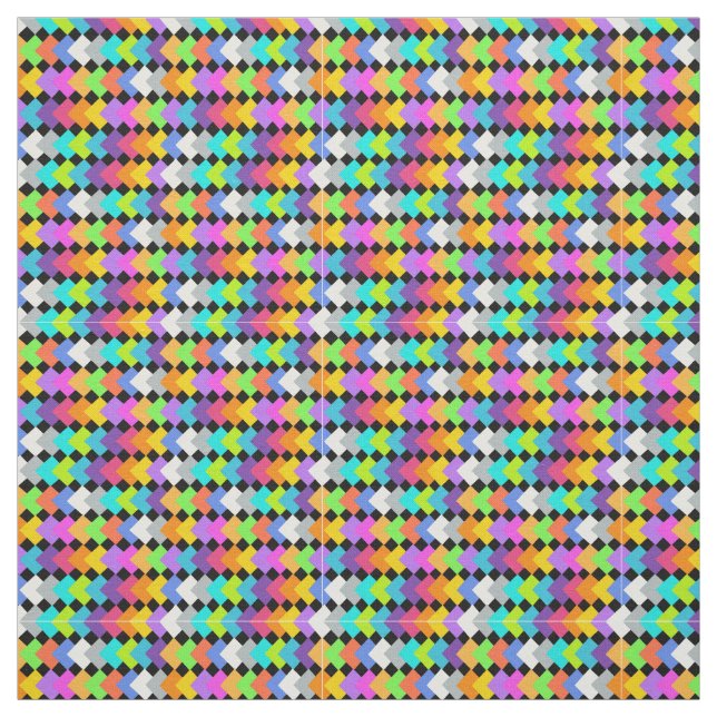 Neon Diamonds Tyg (Provkarta)