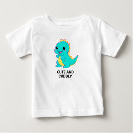 Neon Dino Kawaii – Söt och Gullig T Shirt