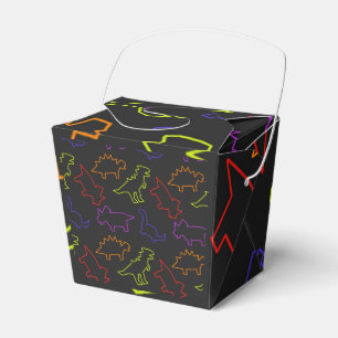 Neon Dinosaur-dispositioner Presentaskar