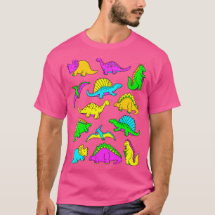 Neon Dinosaurs T Shirt