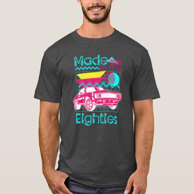 Neon Disco Kassett vän T Shirt (Framsida)