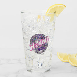 Neon Disco Vibes Retro Stytle Glaskopp
