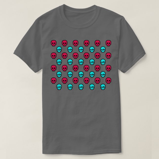 Neon Döskallars T Shirt (Design framsida)
