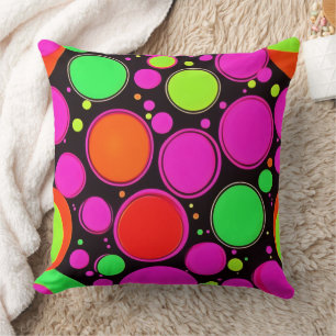 Neon Dot Party Kudde