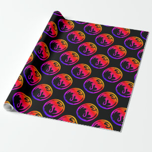 Neon Dragon Black projektionsyta med pappert mediu Presentpapper