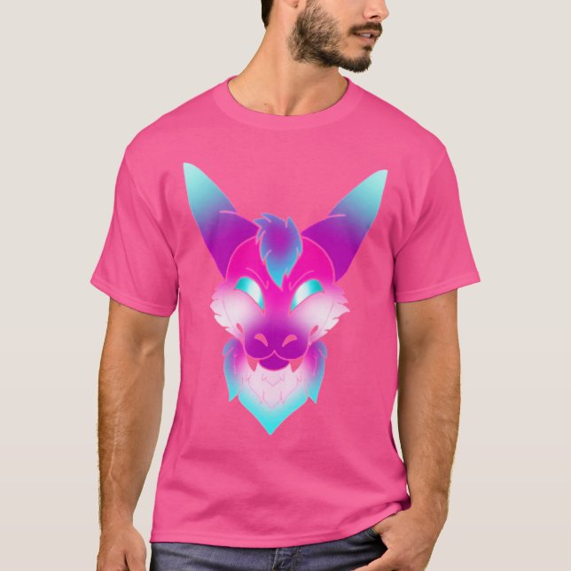 Neon Dragon T Shirt (Framsida)