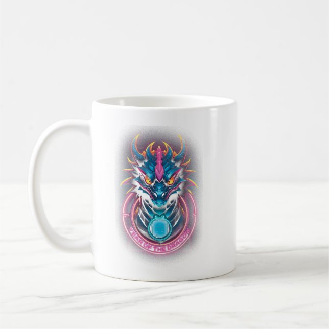 Neon Drakmugg Kaffemugg (Vänster)