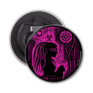 Neon Dread Protocol Flasköppnare