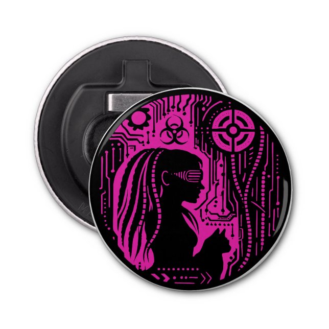 Neon Dread Protocol Flasköppnare (Framsidan)