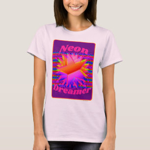 Neon Dreamer Fantastisk Vintage Aesthetic Design T Shirt
