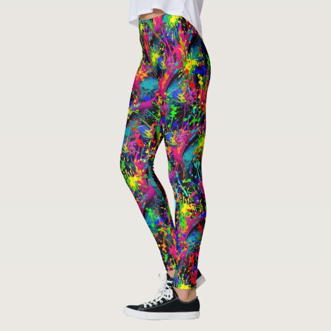 Neon Dreams CBDOilPrincess Leggings (Vänster)