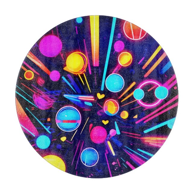 Neon Dreams - Psychedelic Shapes & Färg (Framsidan)