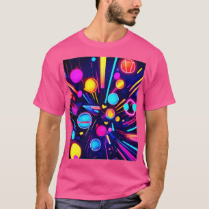 Neon Dreams - Psychedelic Shapes & Färg T Shirt