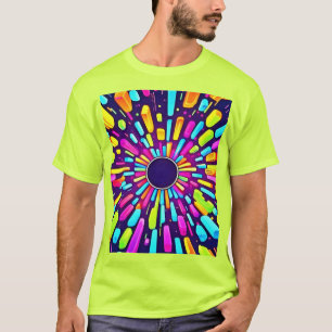 Neon Dreamscape: Psychedelic Journey T Shirt