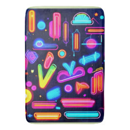 Neon Dreamscape Symphony Badrumsmatta