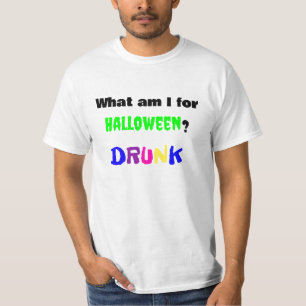NEON Drunk Halloween Shirt FUNNY T