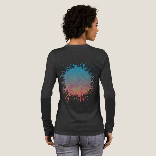 Neon Efterljusning T Shirt (Hel baksida)