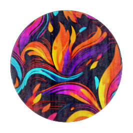 Neon Eld Design med Eldiga Ikoner